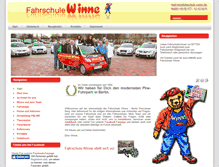 Tablet Screenshot of fahrschule-winne.de